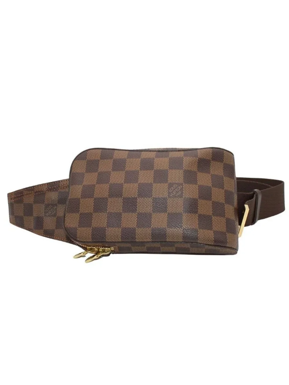 Louis Vuitton Belt Bag Damier Canvas Geronimos Ebene Brown